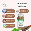 Pure Tree Certified Organic Carom Seeds | 60 g | Glass Jar | Ajwain Seeds | Omam | Vamu | Ajowan | Ayamodakam Seeds Rich In Antioxidants gallery image
