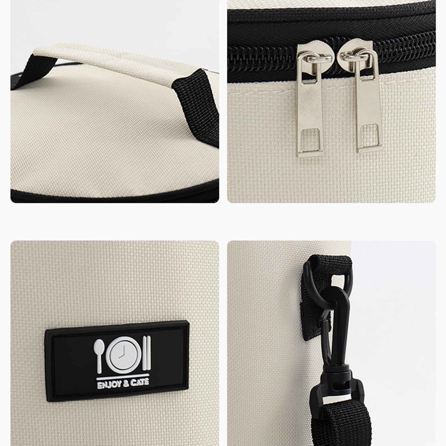 Borsa termica da picnic, 6,6 l, borsa termica per il trasporto di cibo e bevande, ideale per campeggio, set da 2
