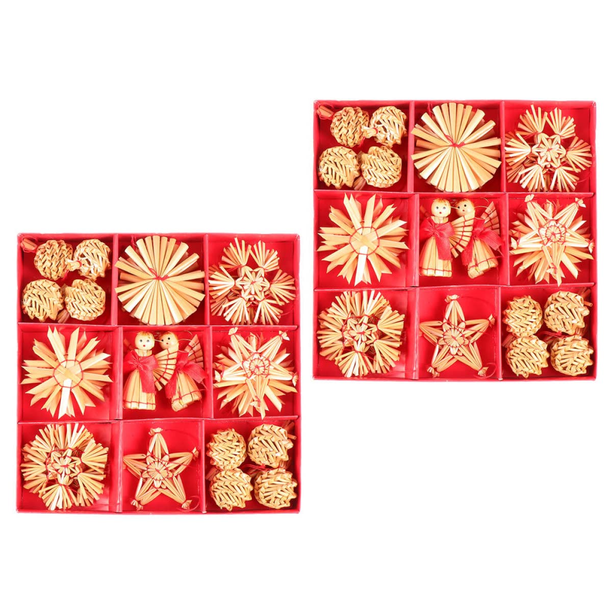 PRETYZOOM 3 Juegos Colgante De De Trigo Manualidades Navideñas Christmas Tree Decorations Guirnalda Decoraciones De Navidad Luces De Decoraciones Navideñas Adorno Colgante 2 Cajas * 3