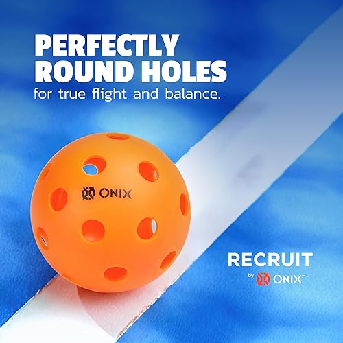 Miniatura 5 de Onix Recluta pelotas de pickleball para interiores listas para jugar con un diseño de soldadura superior