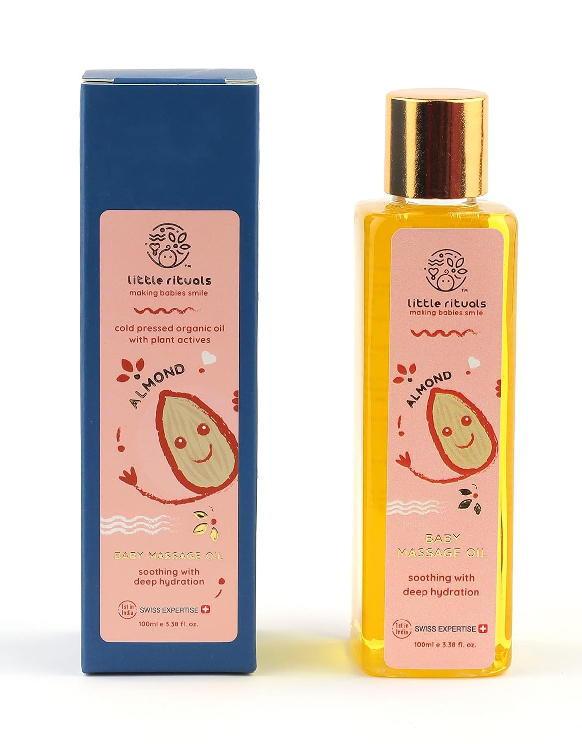 Amazon.in Buy Little Rituals SWEET ALMOND (BADAM OIL) Baby Massage Oil