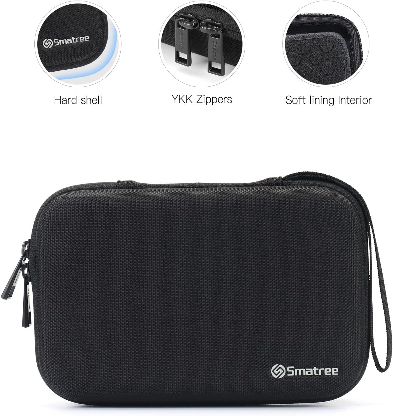 Smatree Hard Accessory Organizer Case Compatible for 14-16inch Apple Pencil,MAC Mini/Magic Trackpad/Magic Mouse/AirPods Pro3/MagSafe Charge/Magsafe Power Adapter,BeatsX,Monster Magnetic Charging Cable