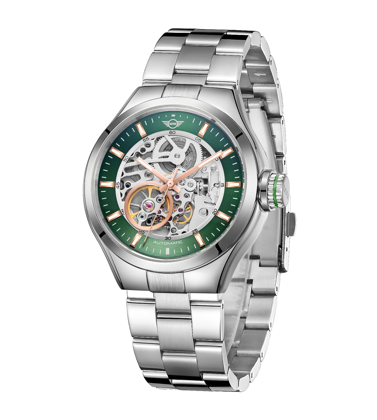 MINI Cooper 161802A Mechanical Skeleton Automatic Analog Watch for Unisex (B0CZXJQ5RW) Amazon Price History, Amazon Price Tracker
