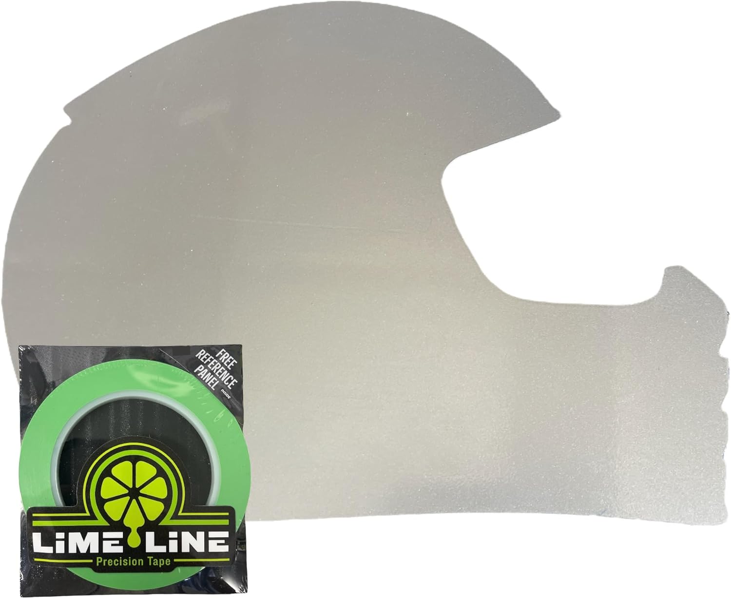 LiME LiNE Aluminum Custom Paint Practice Display Panel with Bonus LiME LiNE Flexible Tape (Helmet Panel)