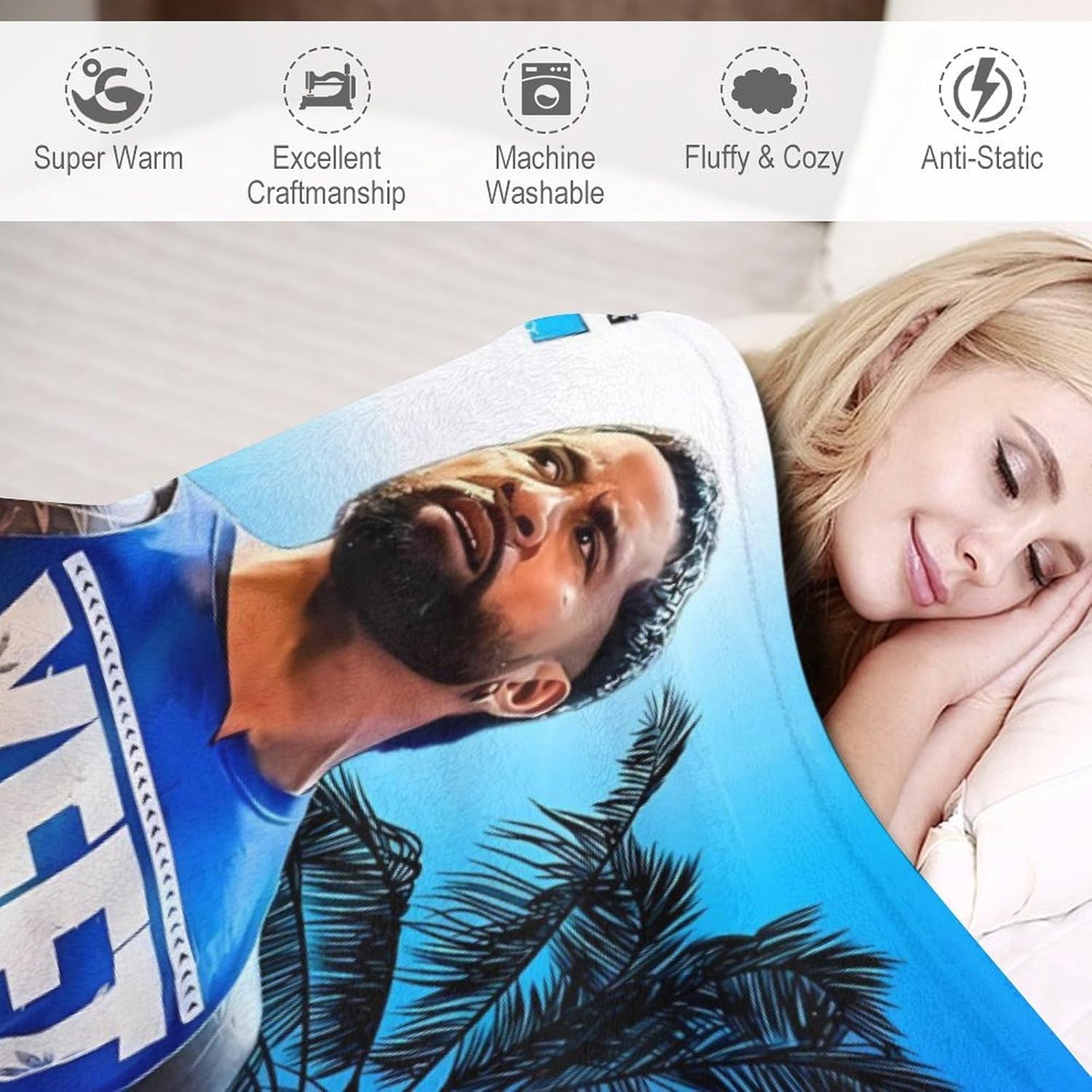 Sport Blanket Jey Blanket for Couch Bed Sofa Soft Fleece Throw Blanket for Living Room Bedroom Suitable for All Seasons - Image 5