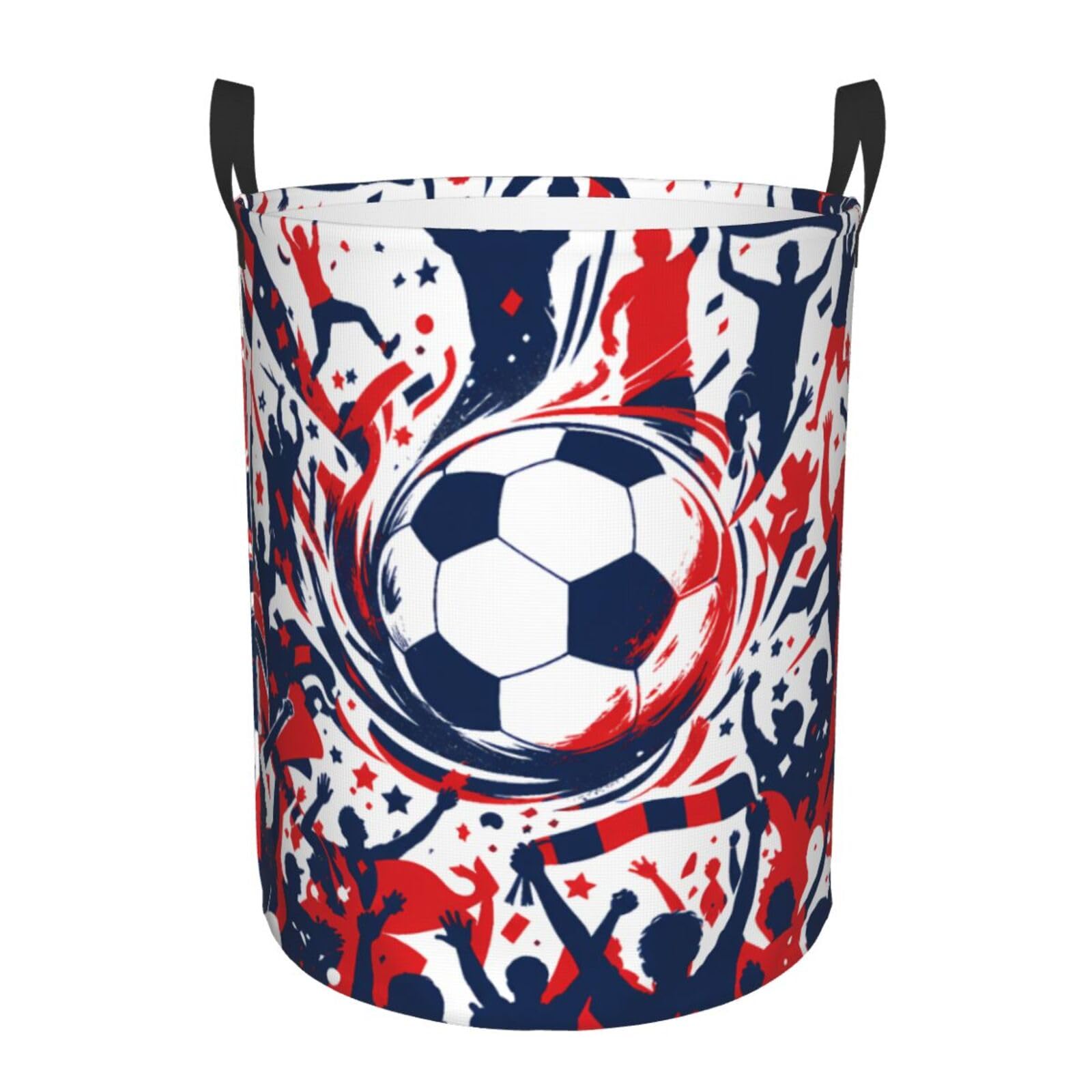 Panier à vêtements de football pour organiser la salle de bain des enfants