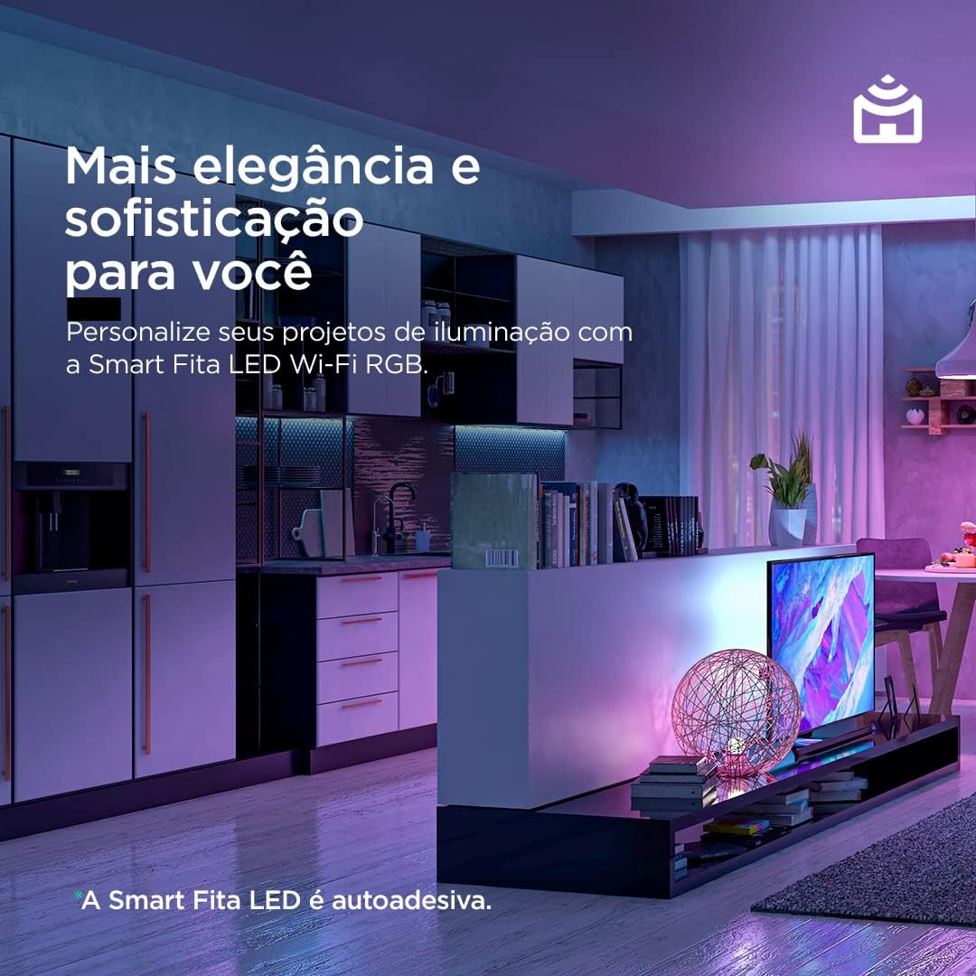 Aplicação da Smart Fita LED RGB