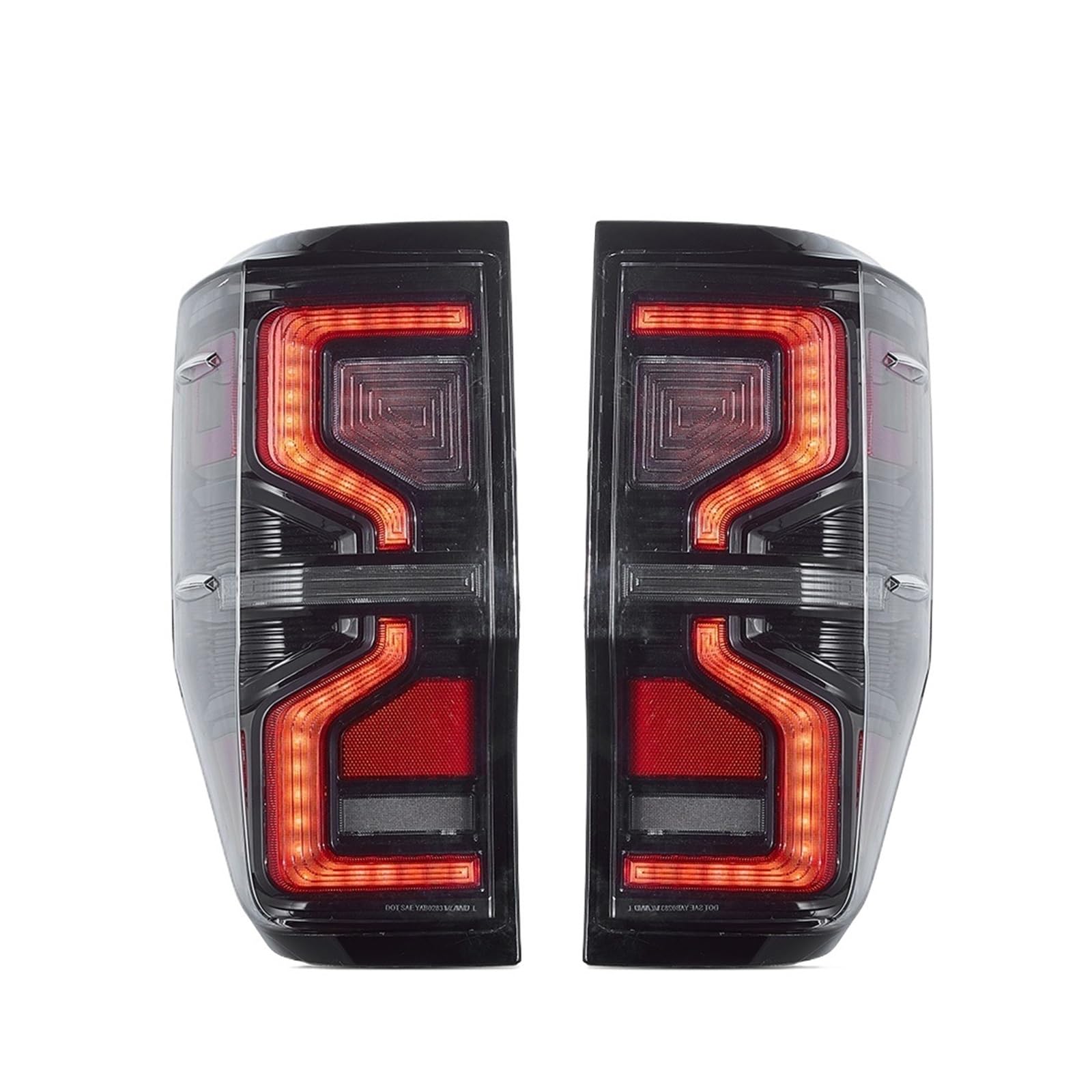 Feu arrière pour Ford Ranger 2012-2018 avec éclairage de course à LED