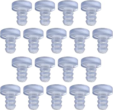 100pcs Cabinet Bumpers Embedded PVC Transparent