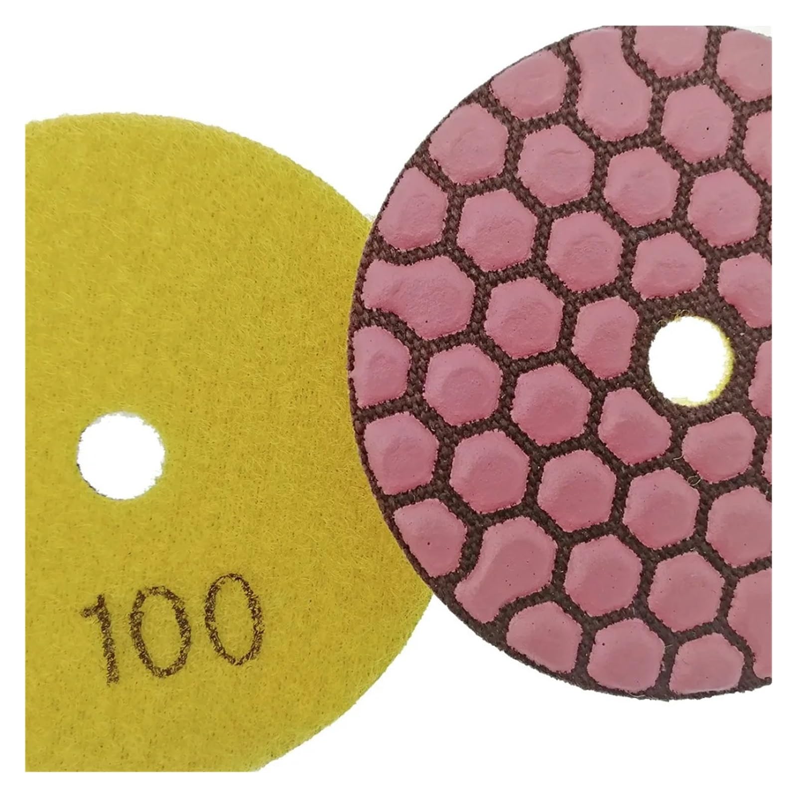 7 unids/set 80mm almohadilla de pulido en seco Flexible de diamante 1 pieza respaldo a base de aluminio granito mármol cerámica 3 "disco de lijado(7 pads and 1 backer)