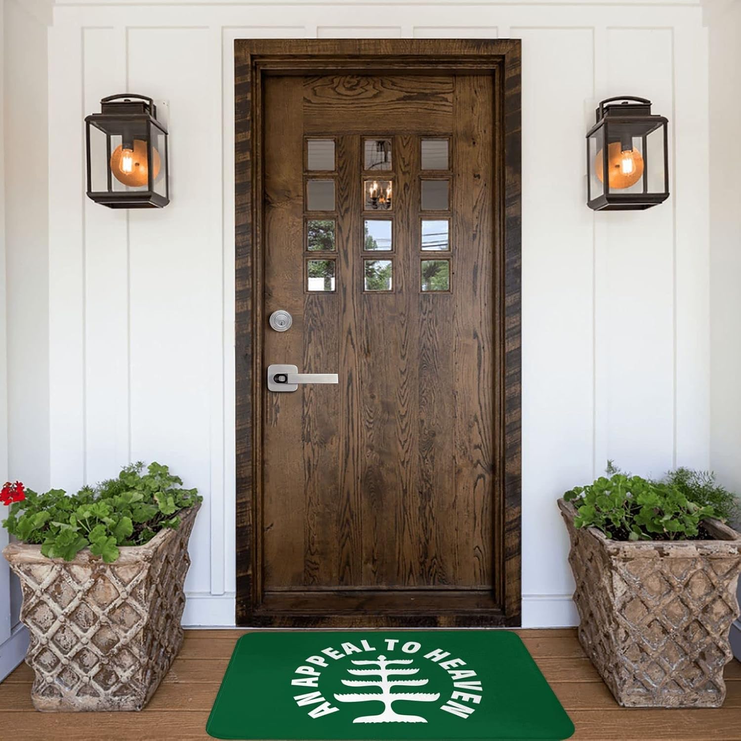 Door Mats Outdoor Large an Appeal to Heaven Doormat Patio Bar Accessories Entry Floor Mats(40X60CM)