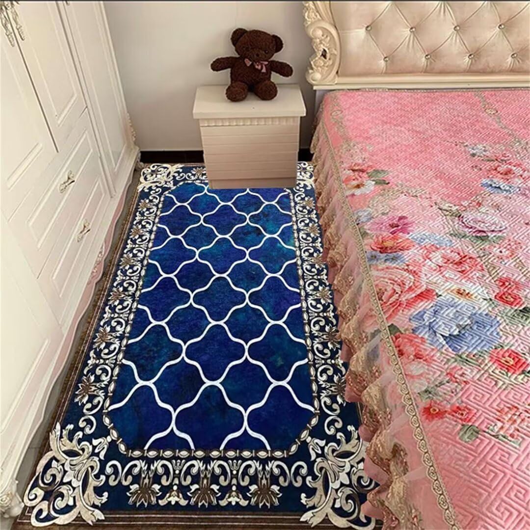 Tapis garçon chambre antidérapant et doux au toucher pour lit de couloir