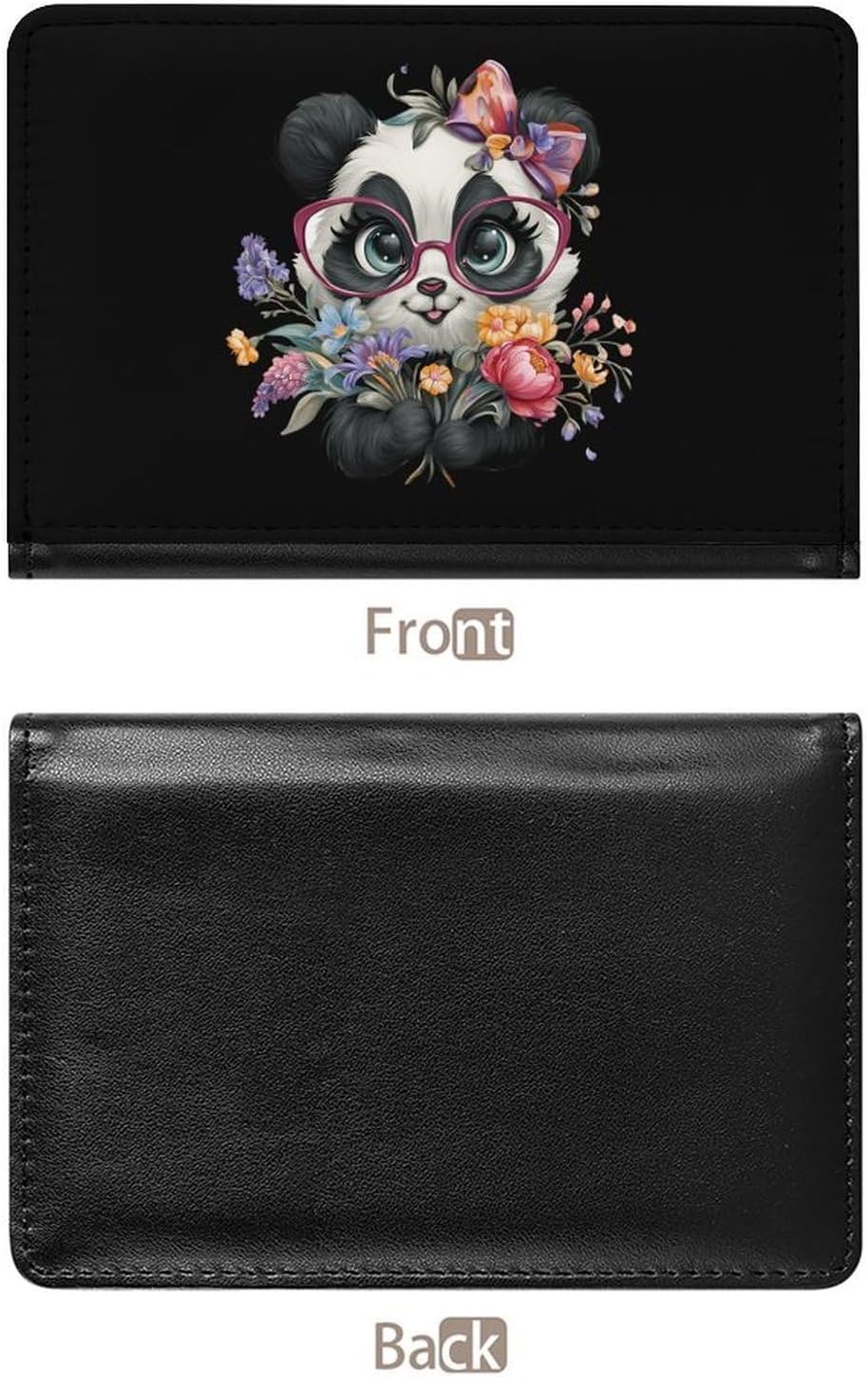 Cute Panda Passport Holder Travel Passport Cover Portable Passports Wallet for Travel Business