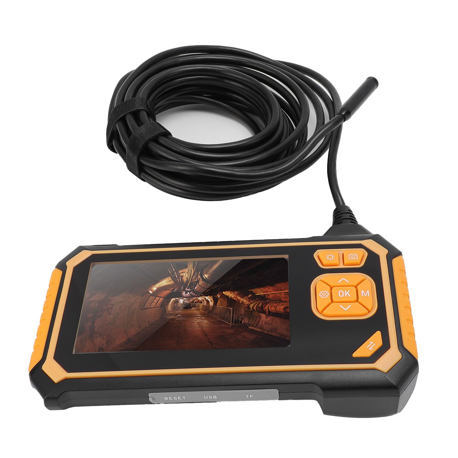 Mingzhe Endoscope Camera with 8mm Lens, 4.3 Inch Color LCD Display for