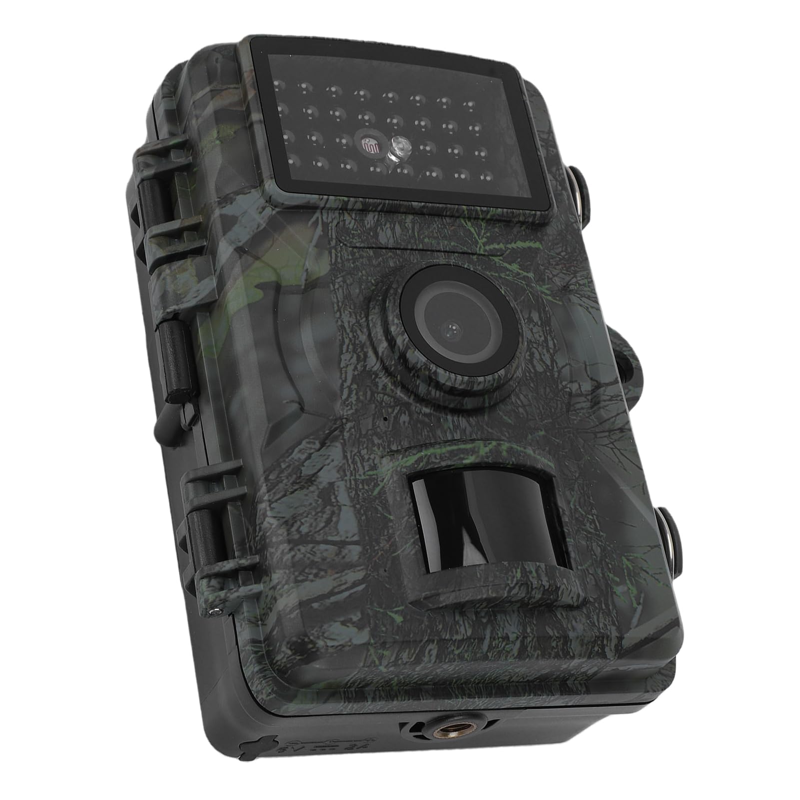 Telecamera per Animali Selvatici Attivata Dal Movimento con Schermo da 2 Pollici Foto da 12 MP Video 1080P Telecamera di Sicurezza Esterna Impermeabile IP56