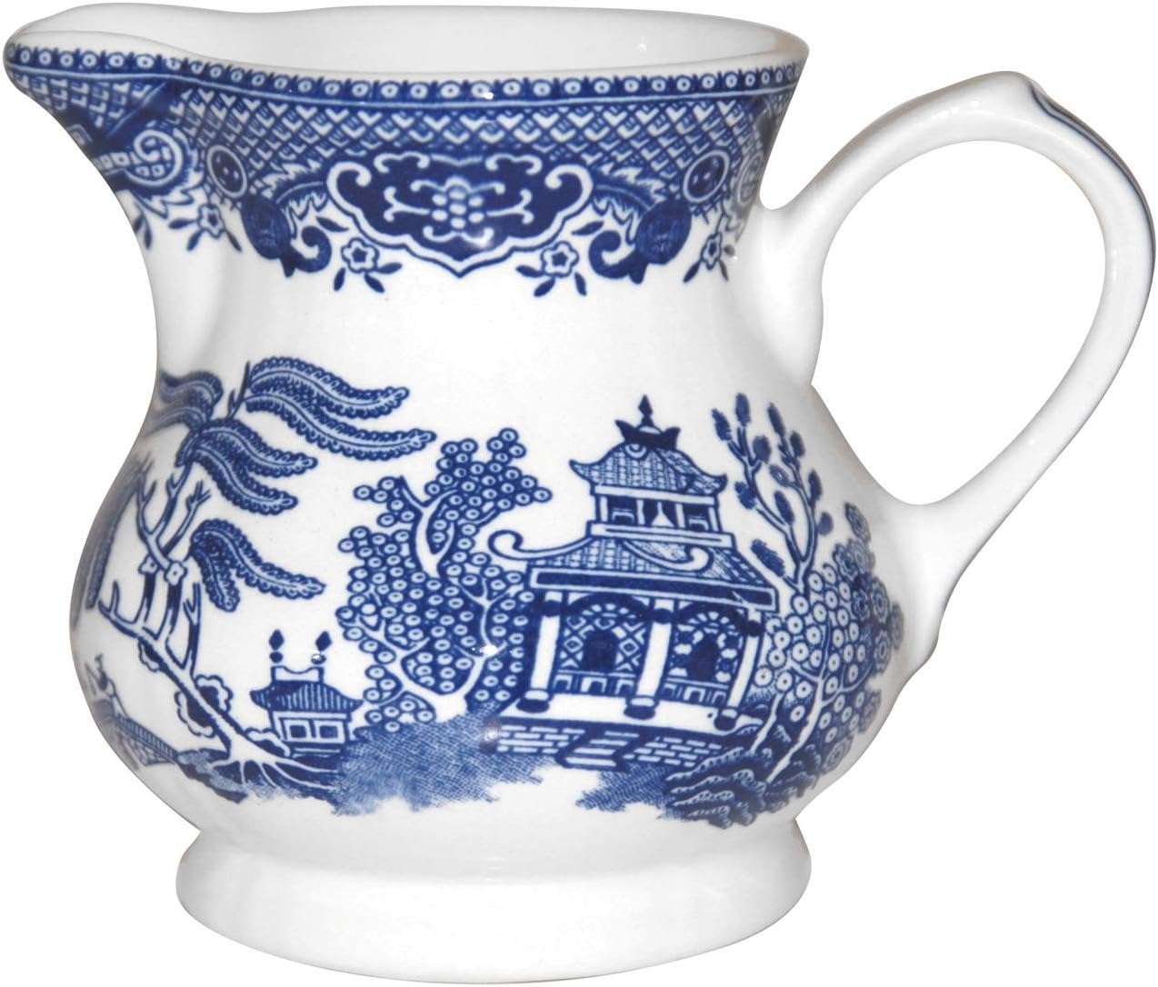 Blue Willow Churchill China Cream Jug, Made in England