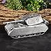German Panzer VIII Maus Super Heavy Tank All-Metal Casting Model Military Model Hand (Silver)