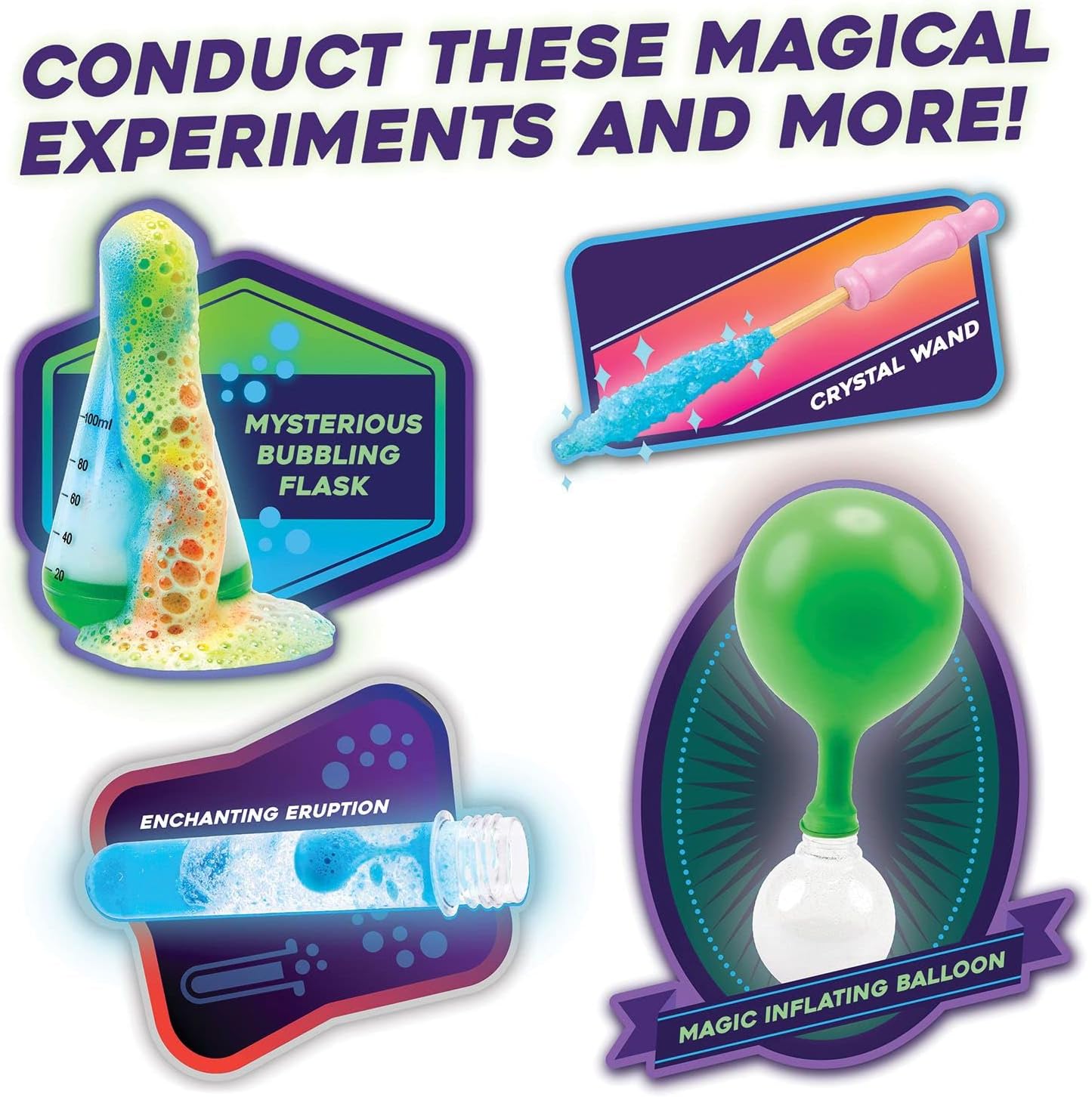 MindWare Junior Science Academy: Magic Potion Science Chemistry Set – 5 Amazing Beginning Kids Science Experiments for Kids Ages 4 & Up – Fun Science Lessons for Home or School