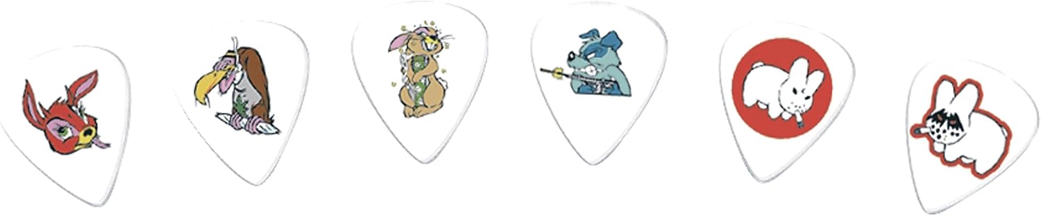 Dunlop BL109P.60 Frank Kozik Series 1 Picks, Assorted, .60mm, 6/Player's Pack