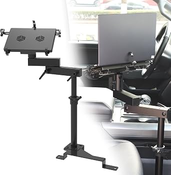 MELIPRON No-Drill Truck Laptop Mount Fit for Ford F150 & Super Duty Trucks