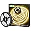 LE 5M LED Strips Lights, Warm White 3000K, 1200lm, 300 2835 LEDs, 12V Lightstrip for Kitchen Cabinet, Bedroom, TV, Mirror, Va