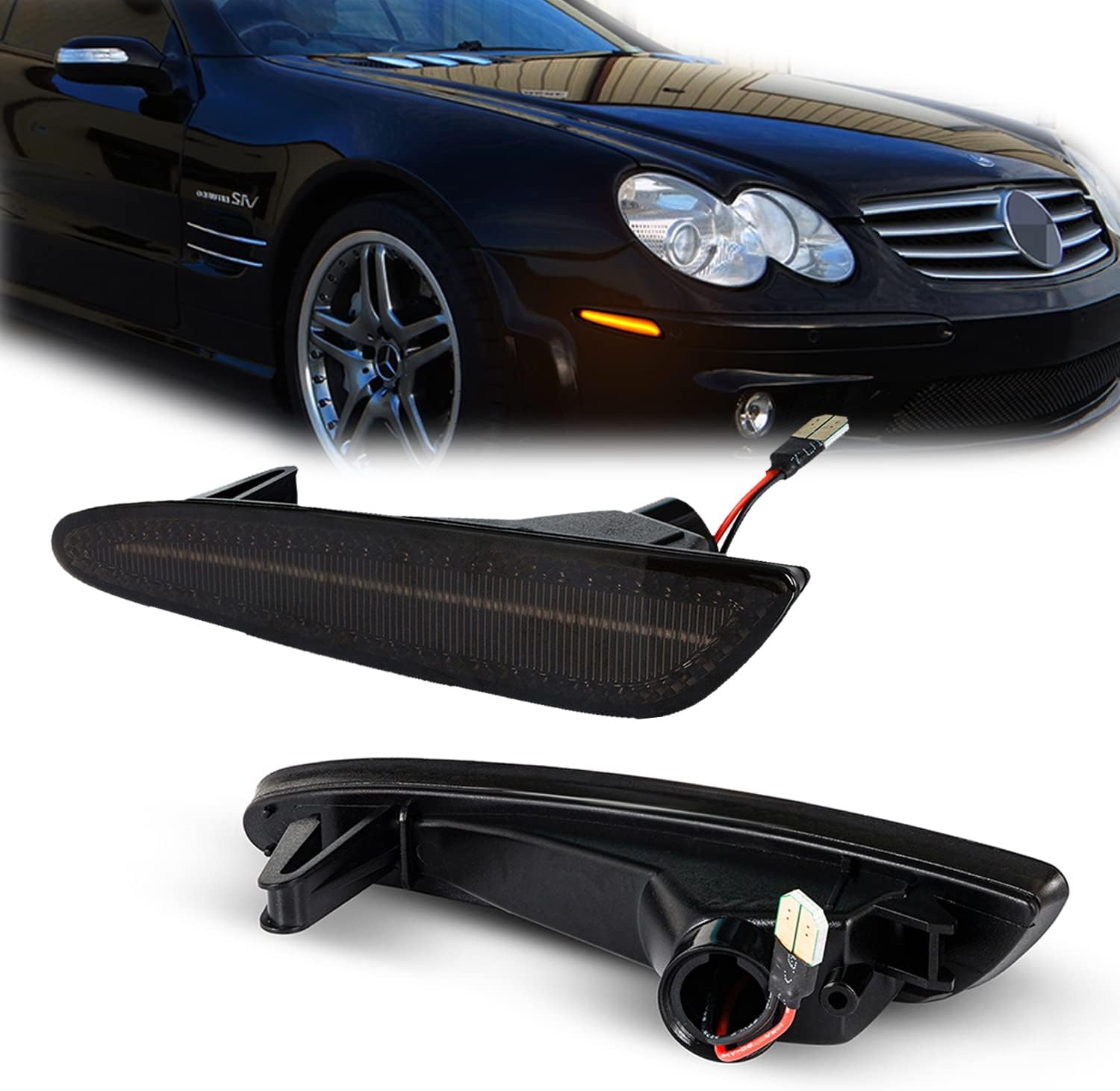 Led Side Marker Front Bumper Turn Signal Light, Side Marker indicator Light for