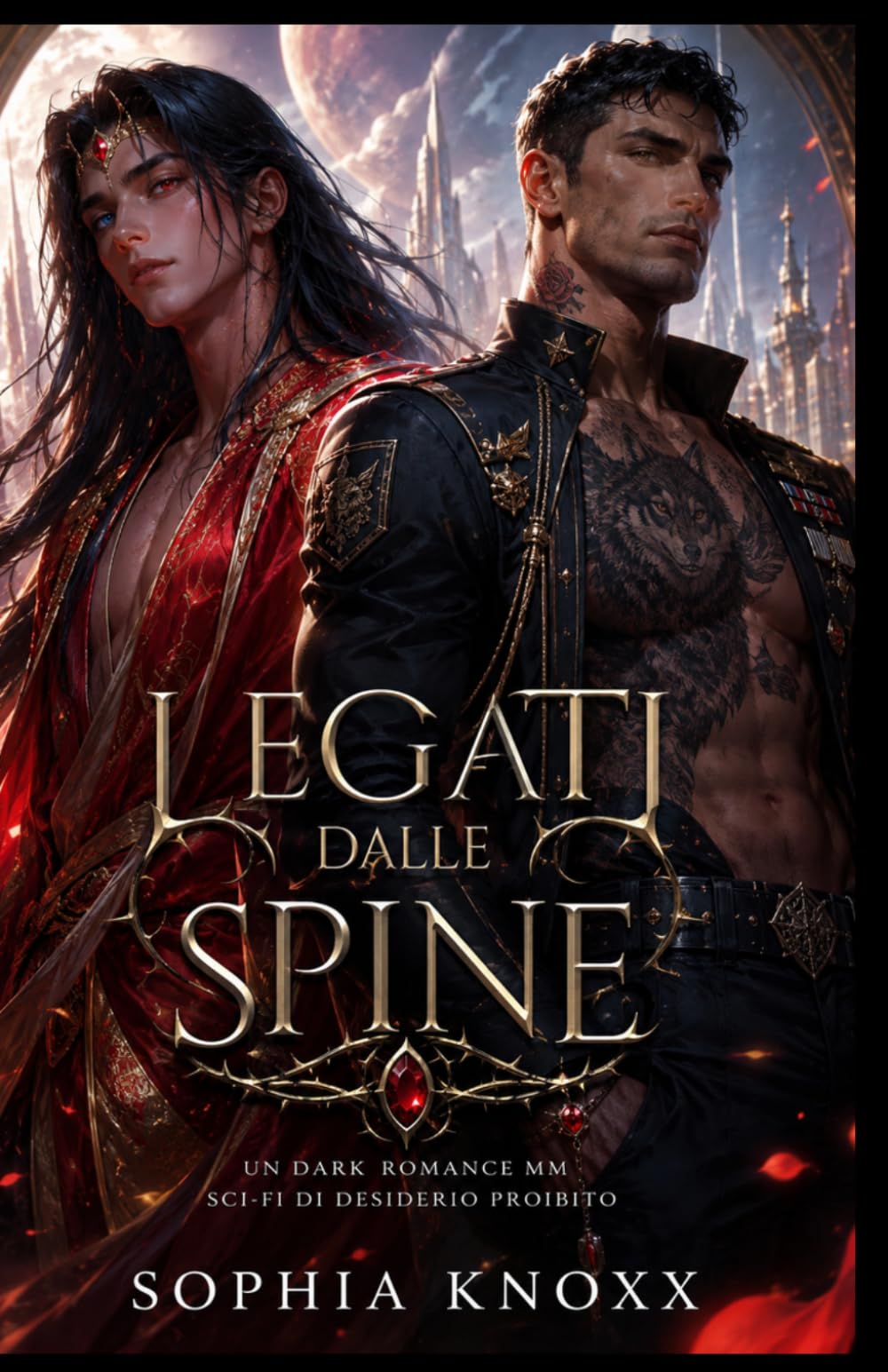 Legati Dalle Spine: Un dark romance MM sci-fi di desiderio proibito