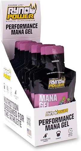 Ryno Power Carrito de gel de rendimiento de maná (12 porciones) 'Mixed Beries'