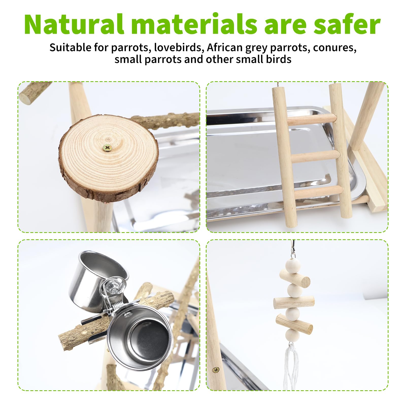 Papagei Vogelspielplatz Wellensittich Spielplatz Wellensittich Spielzeug Vogel Zubehör Vogelspielzeug Für Papageien Vogel Spielzeug Vogelbaum Bird Play Stand