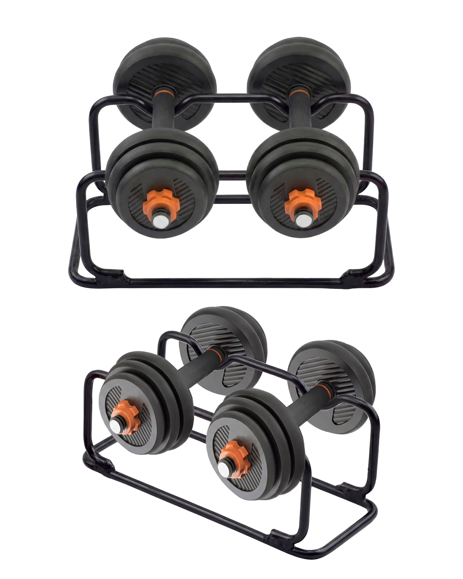 Supporto per manubri, 1 pezzo: supporto per bilanciere piccolo, multifunzione, per la palestra, a casa, nero, 32 x 11 x 10 cm