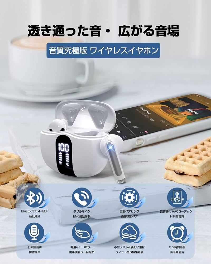 どんなに激しい動きでも耳から落下しない＆不快感0で超快適♪❤スポーツイヤホン どんなに激しい動きでも耳から落下しない＆不快感0で超快適♪
