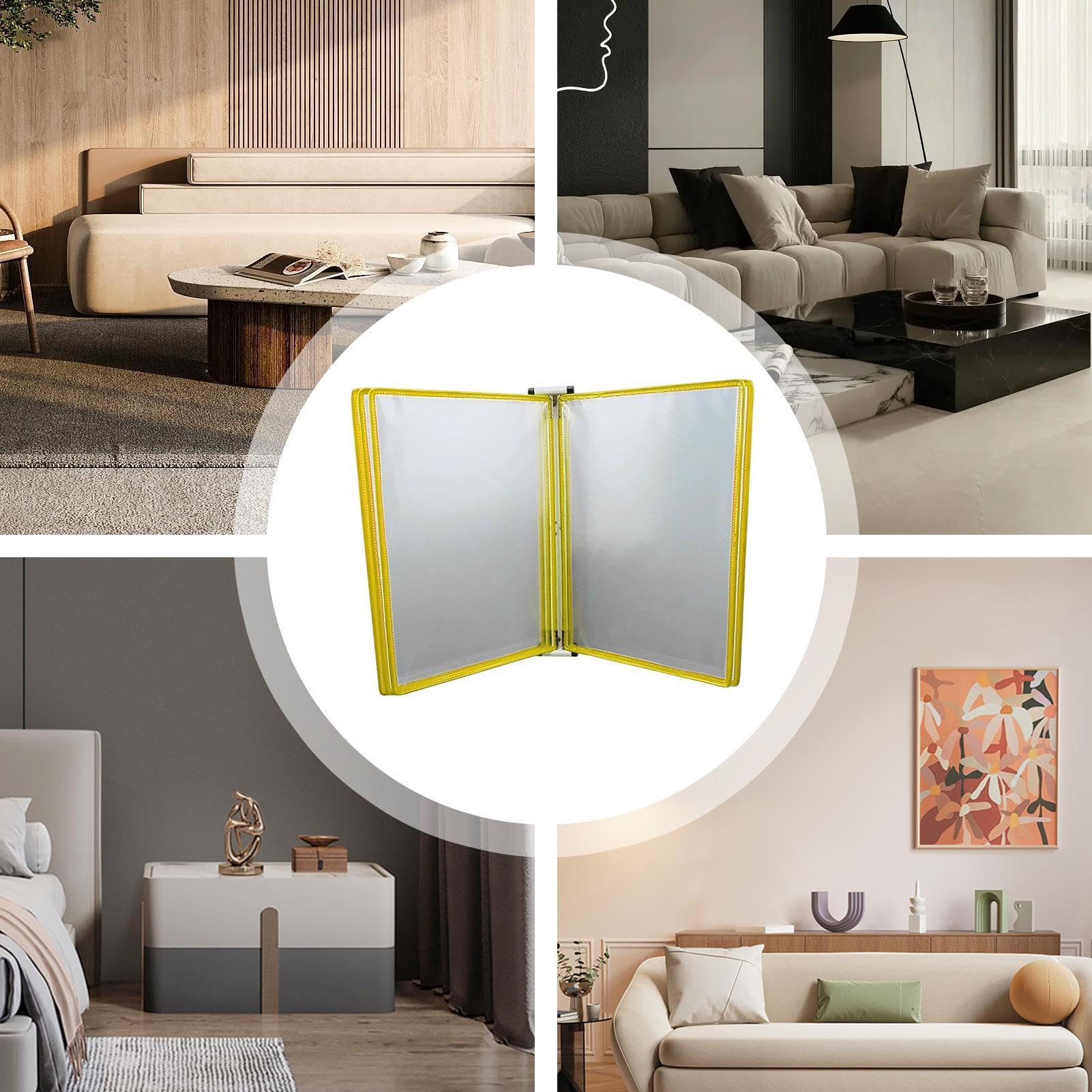 Expositor De Referencia Para Pared Soporte Magnético Para Archivos De | Organizador Mural Para Carpetas Papel A4 Estándar, Póster, Menús Tienda, Documentos, Aula, Trabajo, Profesor, Mostra