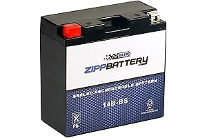 Zipp Battery YT14B Motorcycle Auxiliary Power Battery