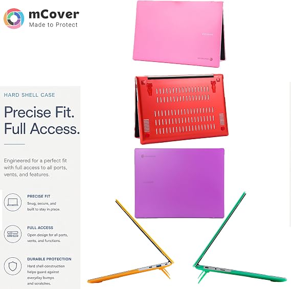 mCover Case Compatible for 2021~2022 14 Samsung Galaxy Chromebook Go XE340XDA XE345XDA Series Laptop Computers ONLY (NOT Fitting Any Other Samsung Models) - Aqua
