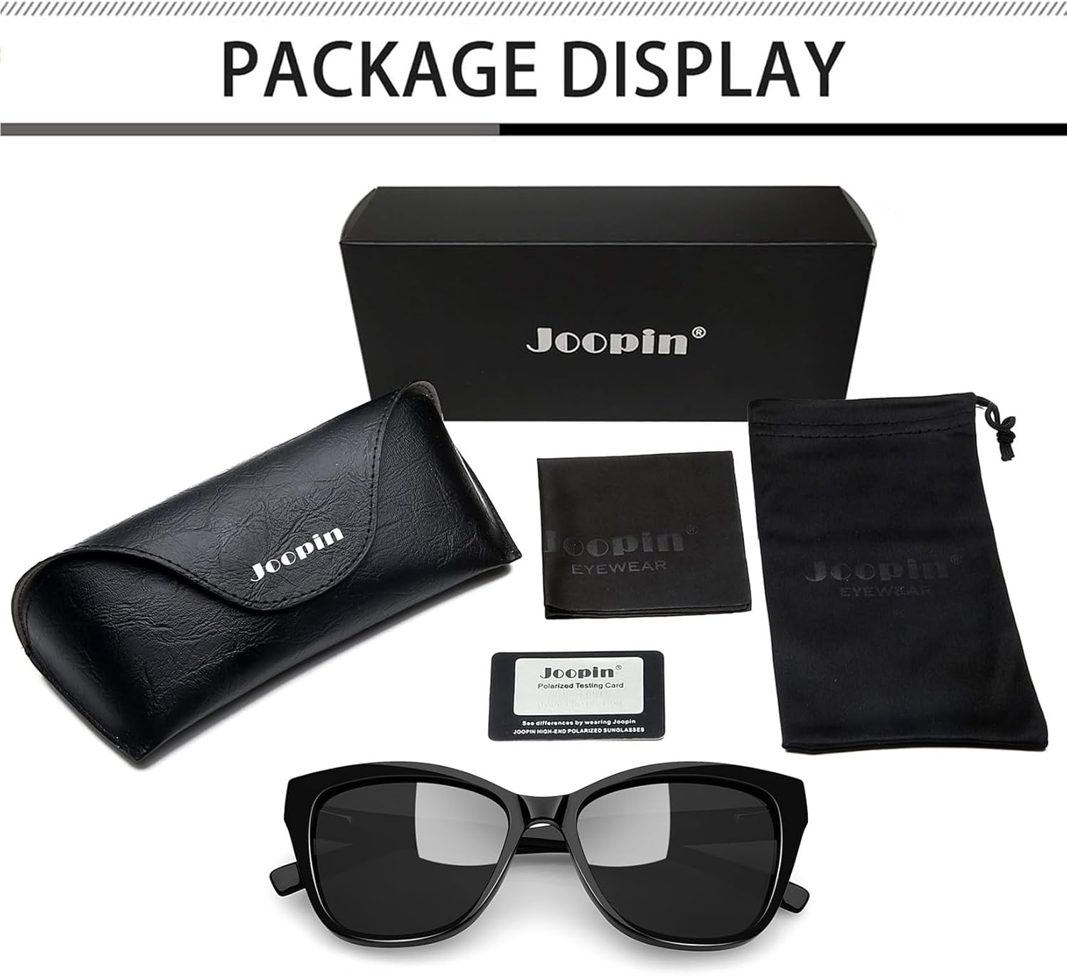 Joopin Oversized Cateye Sunglasses for Women Fashion Cat Eye Sun Glasses UV Protection Ladies Shades Sunnies - Image 6