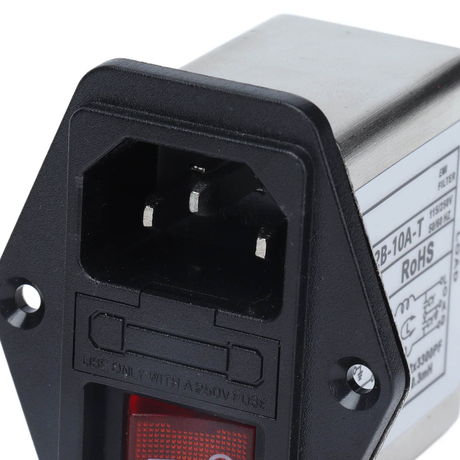 Filtres Powerline, petit filtre Emi suppresseur de bruit compact pour équipement de laboratoireFiltres anti-perturbations électromagnétiques