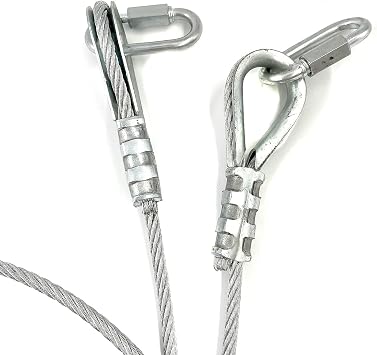 2pcs Gorilla Lift replacement Gorilla Cables install with EZ cable Clips tailgate assist parts 15 minute