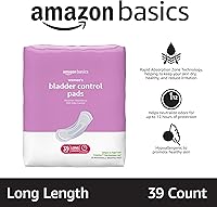 Vista 2 de Yaxa Basics Incontinence Pads for Women, Postpartum, Long, Maximum Absorbency, Bladder Control, Unscented, 39 Count