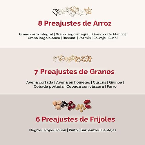 Miniatura 2 de KitchenAid Olla para cereales y arrocera de 8 tazas con escala integrada de detección automática + tanque de agua, KGC3155, porcelana blanca