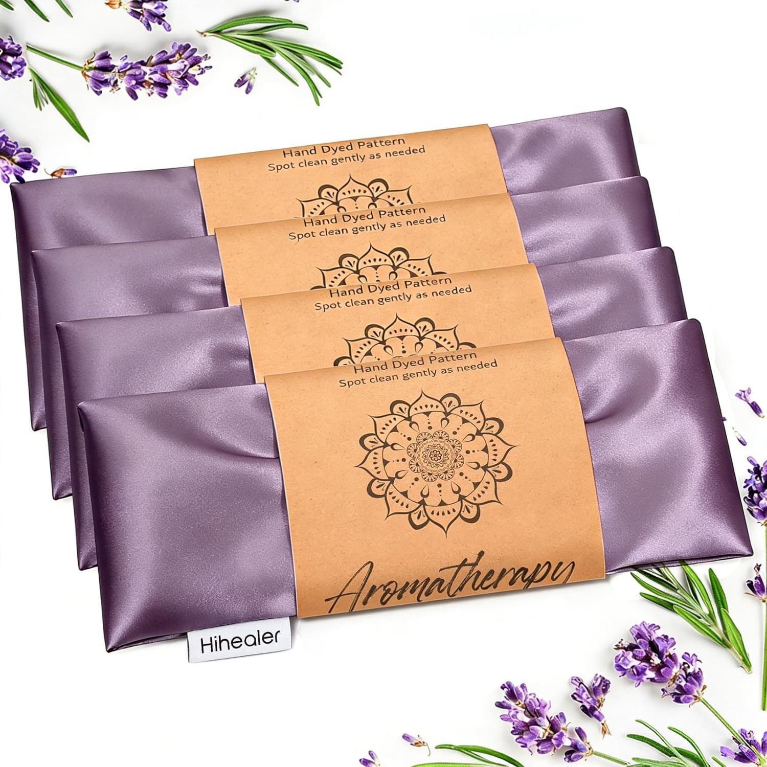 Christmas Weighted Eye Mask for Sleeping, Lavender Aromatherapy Microwave Hot Eye Mask- Moist Heat Eye Compress, Eye Pillow for Yoga, Meditation, and Headache Relief, Relaxation Xmas Gift for Women