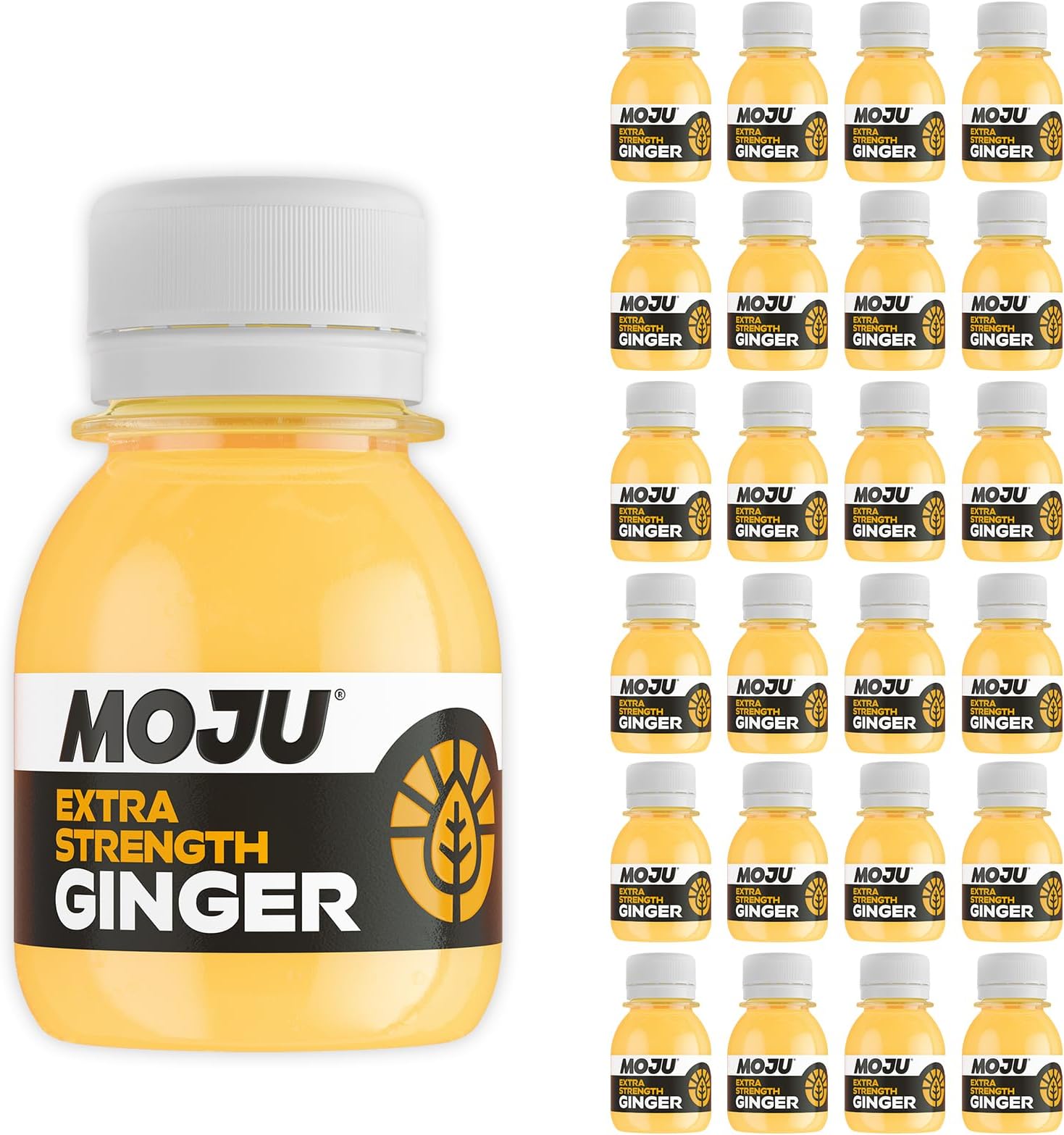 – Extra Strength Ginger Shot Bottles (24 x 60ml) Immune Support, Natural Ingredients, No Added Sugars or Sweeteners, Vegan, Ginger Shots, Your Natural Daily Wake Up or Your Afternoon Pick Me Up