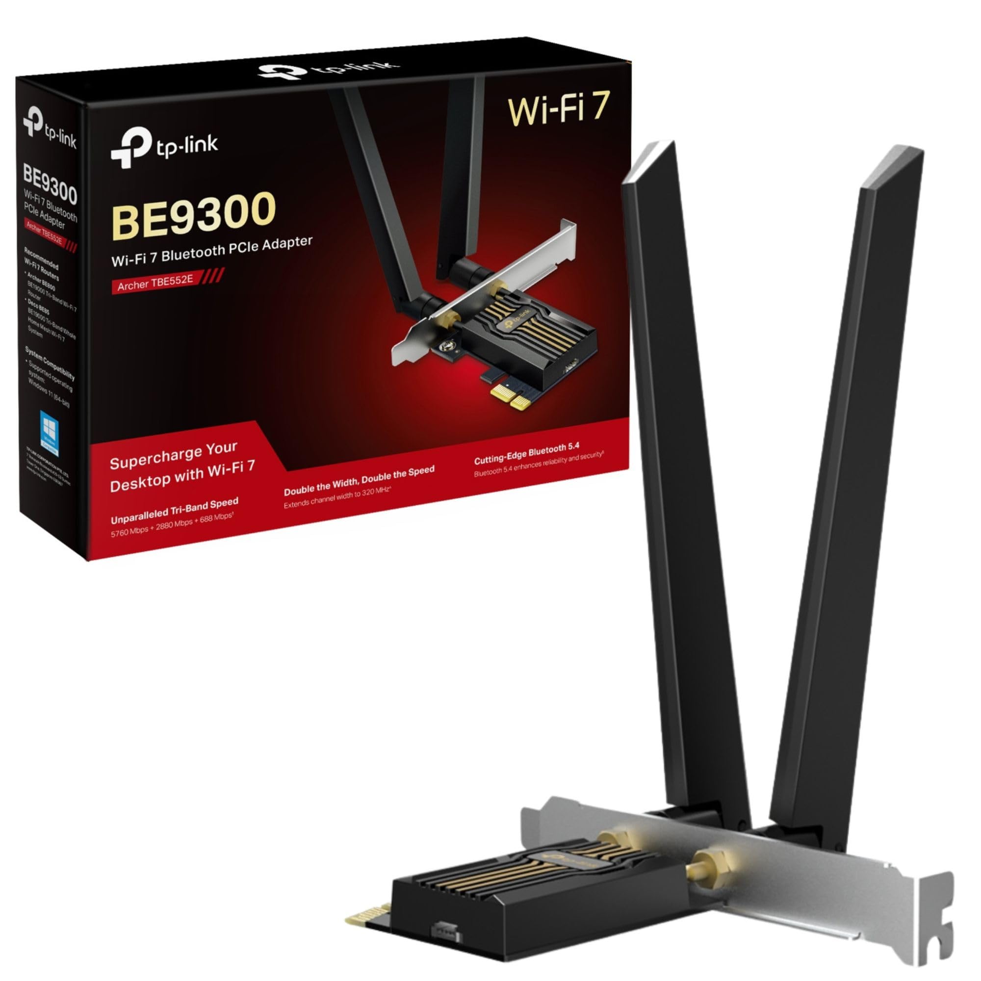 tp-link BE9300 wifi7 Bluetooth 5.4 アダプター Amazon.com: TP-Link WiFi 7 BE9300 PCIe WiFi Card for Desktop