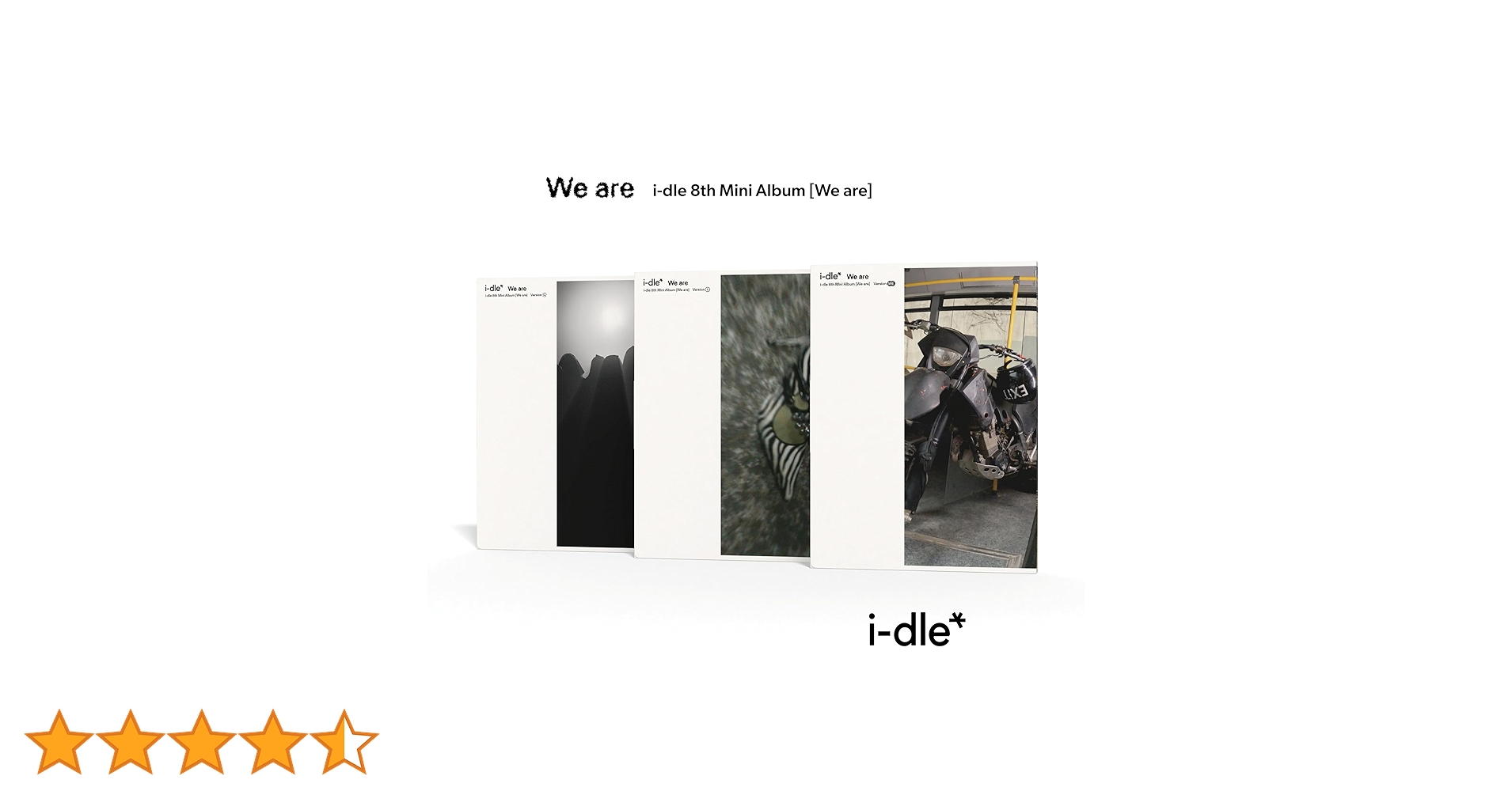 I-DLE アルバム We are: 8th Mini Album (ランダムバージョン)/i-dle