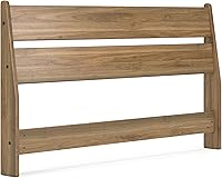 Vista 28 de Signature Design by Ashley Socalle - Cabecero completo, con listones abiertos, color beige natural