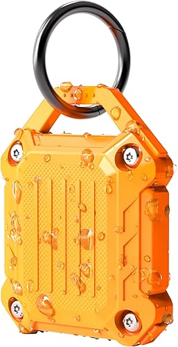 Dovick - Funda impermeable para llavero de Airtag, tapa completa con tornillo compatible con Apple Air Tag Tracker (1 unidad)