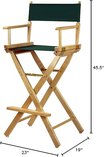 Miniatura 310 de Casual Home - Silla de director de 30 in, marco blanco, con lona color blanco, altura de barra