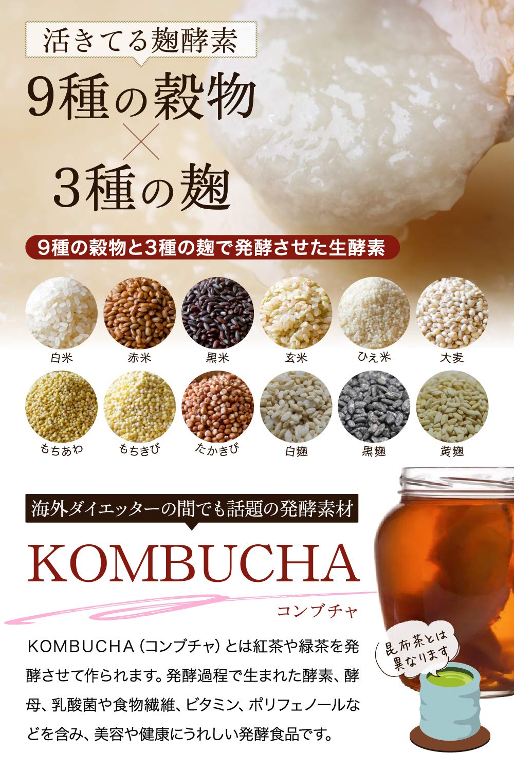 Amazon | スッキリこうじ習慣 30日分 錠剤 ダイエットサプリ 麹 生酵素