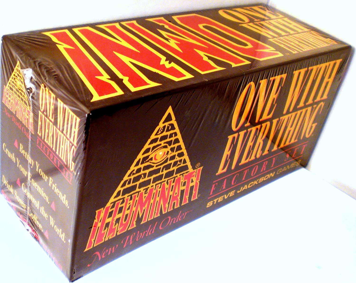 ILLUMINATI 裏解説ブック & ONE WITH EVERYTHING ILLUMINATI New World Order Card Game 450 Sheets ONE WITH