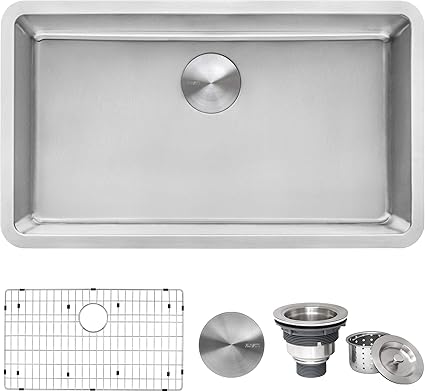 Ruvati 27-inch Undermount Kitchen Sink - 16 Gauge Stainless Steel