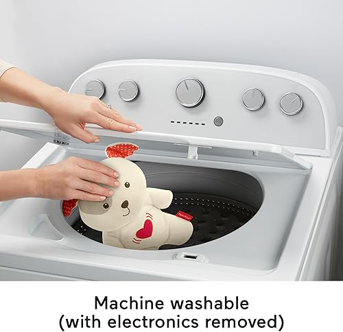 Miniatura 4 de Fisher-Price Juguete de peluche para bebés y máquina de sonido portátil con vibraciones para recién nacidos chupete de vibraciones calmantes